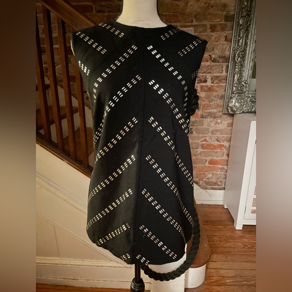 Black top with metal detail